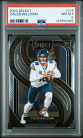 Graded 2024 Panini Select Caleb Williams #114 Rookie RC Football Card PSA 8 Near Mint