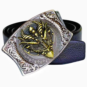 Bronze Dragon Knife Black Belt
