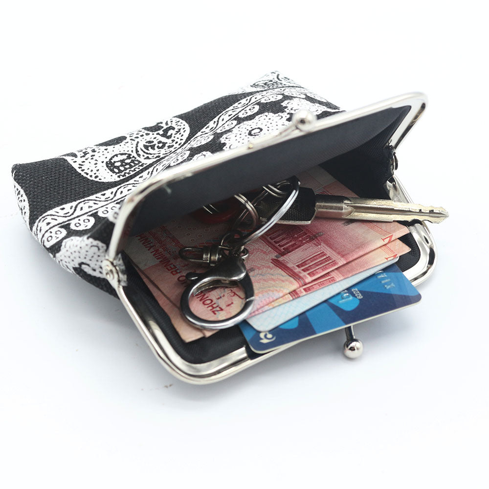 New national wind zero wallet canvas stamp coin package for lady elephant small wallet wholesale
