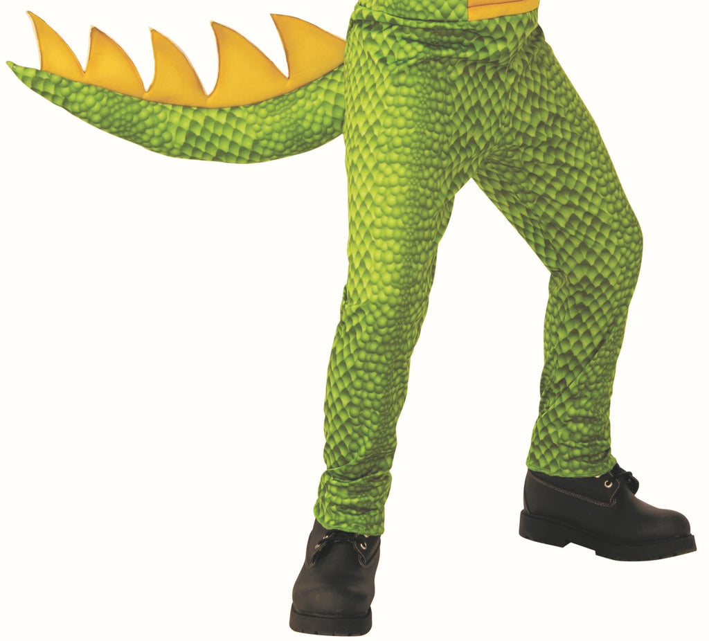 Green and Yellow Dragon Dinosaur Child Costume Large 12-14