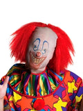 Scary Clown Mask with Wig Men's