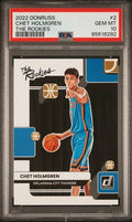 Graded 2022 Panini Donruss Chet Holmgren #2 The Rookies Rookie RC Basketball Card PSA 10 Gem Mint