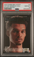 Graded 2023 Panini NBA Hoops Victor Wembanyama #3 Rookie Special Rookie RC Basketball Card PSA 10 Gem Mint