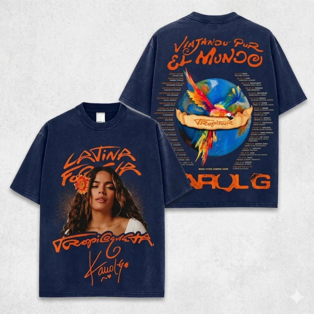 "Viajando Por El Mundo" Tropical T-Shirt