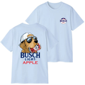 Funny Dog with Beer Can Shirt – 90s Aesthetic Golden Retriever Tee
