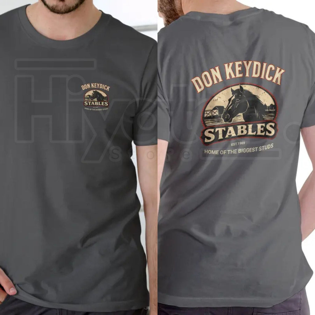 "Don Keydick Stables" – Funny Parody Name Unisex Cotton Top
