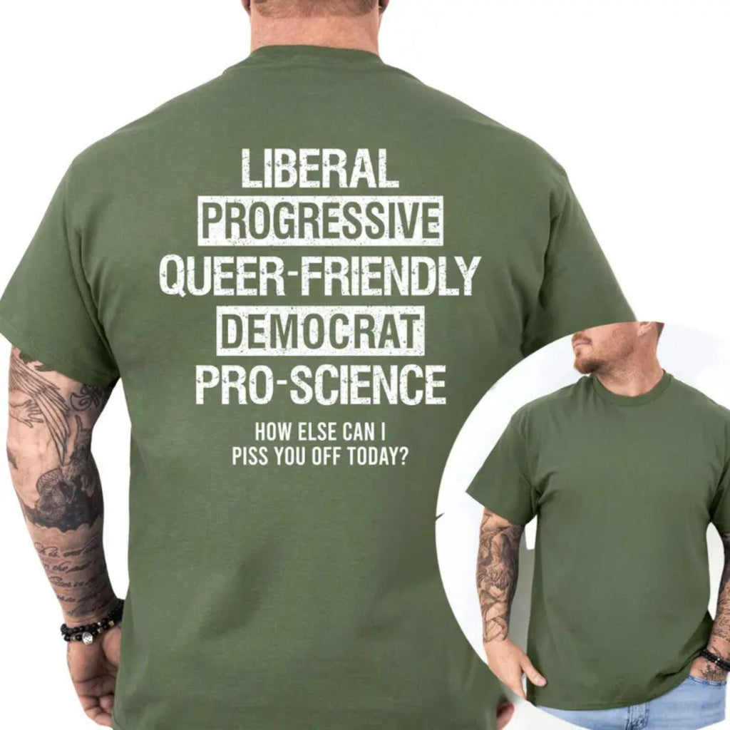 Pro-Science & Inclusive Values T-Shirt – Progressive Graphic Tee, Unisex Cotton Shirt