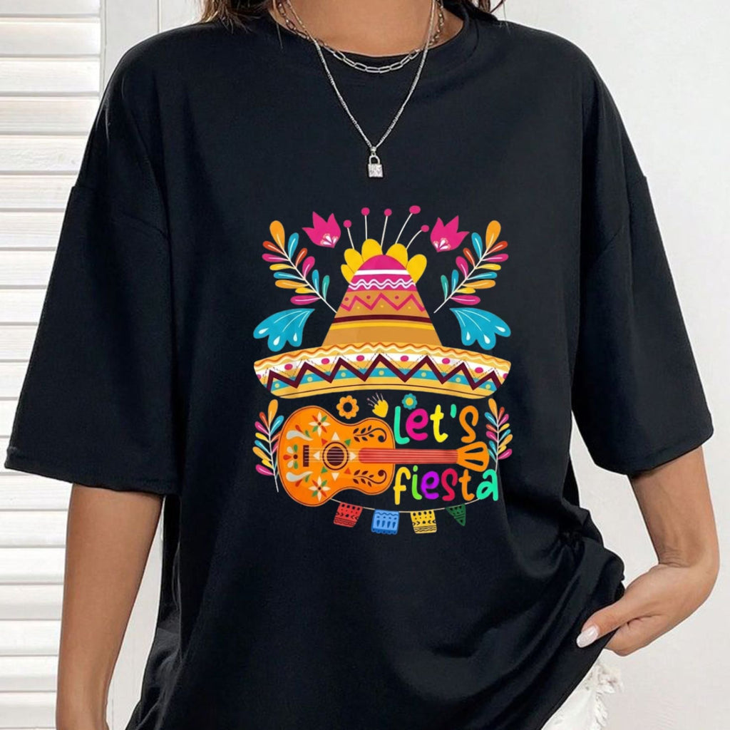 "Let’s Fiesta" Cinco de Mayo T-Shirt – Mexican Celebration Party Graphic Tee