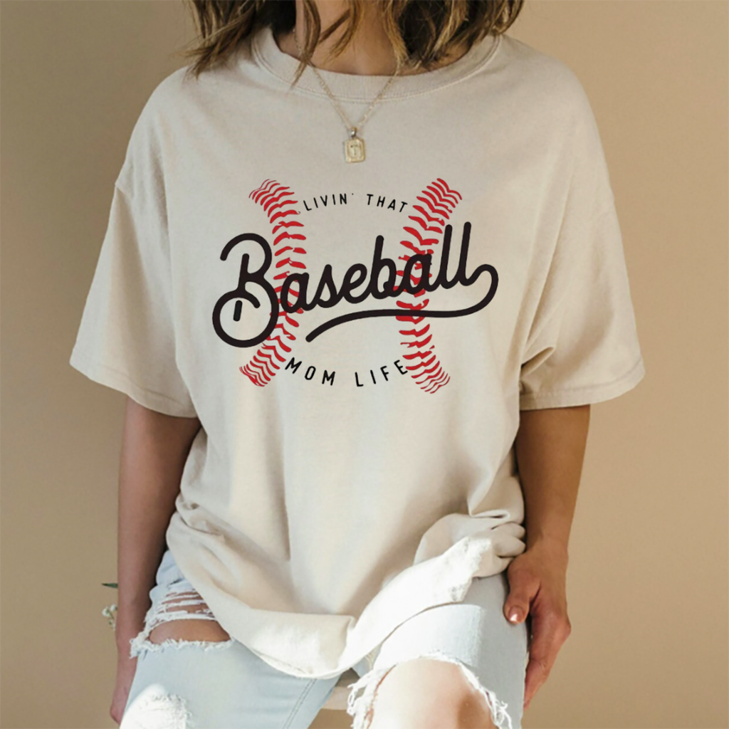 Livin' That Baseball Mom Life T-Shirt