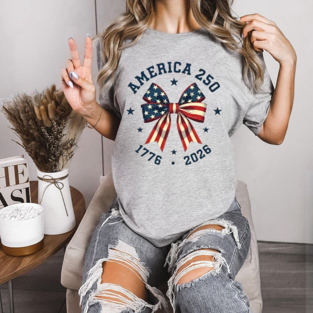 2026 America 250th Anniversary Bow T-Shirt