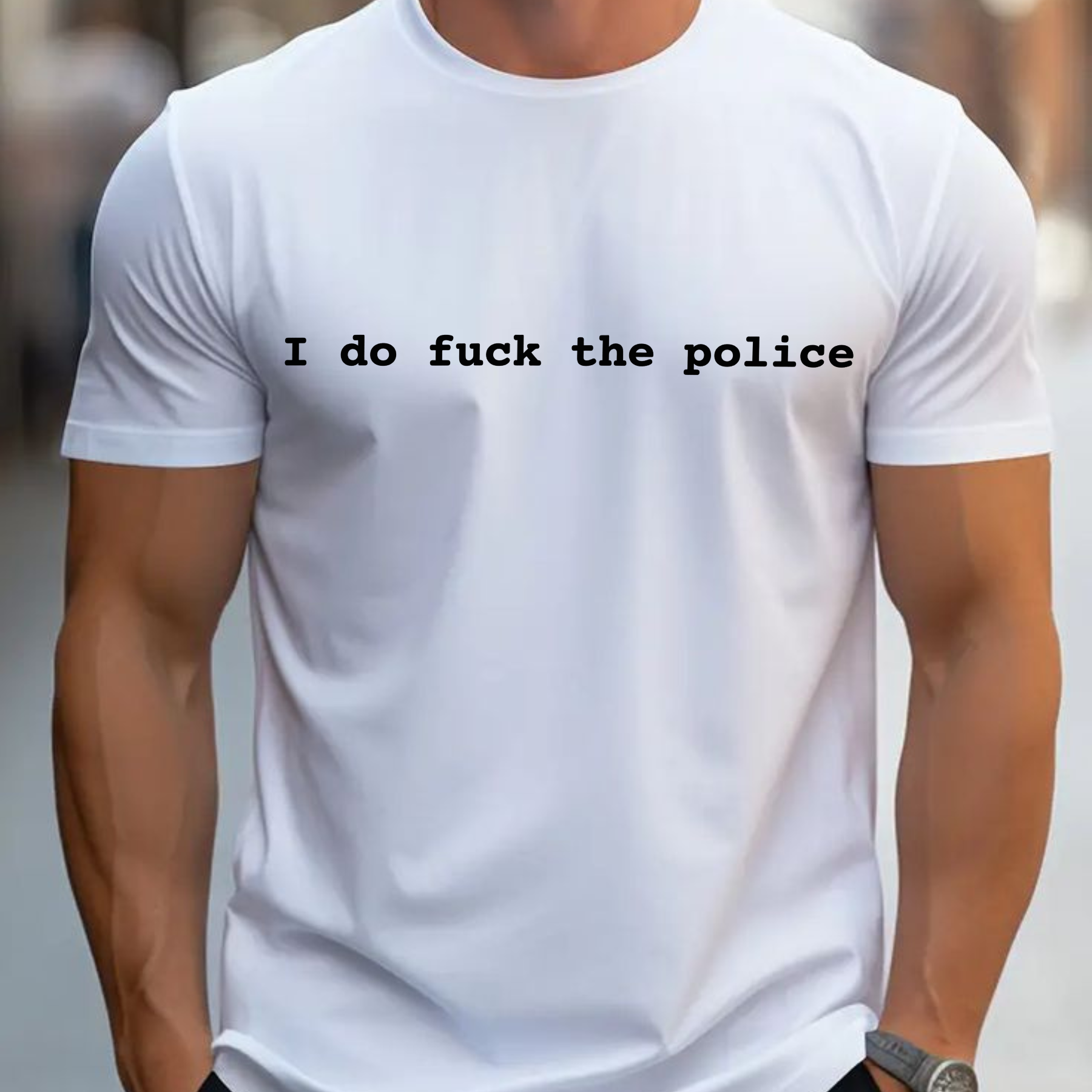 "I Do Fuk The Police" Statement Shirt