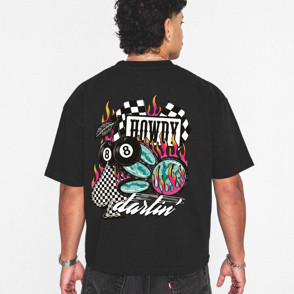 Howdy Darlin Retro Western T-Shirt – Funny Southern Charm Graphic Tee
