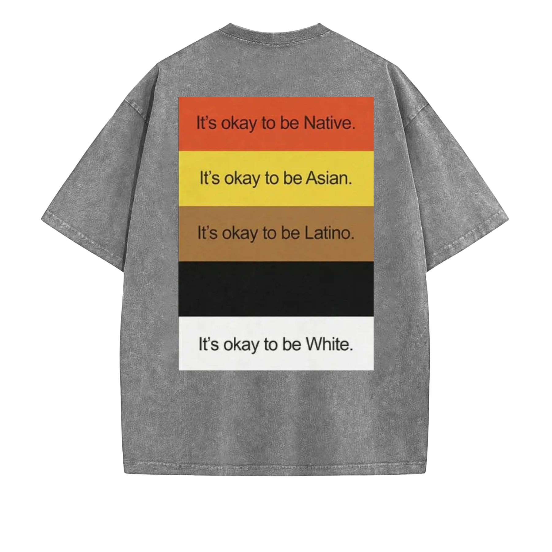 It’s Okay To Be T-Shirt – 90s Style Funny Washed Graphic Tee