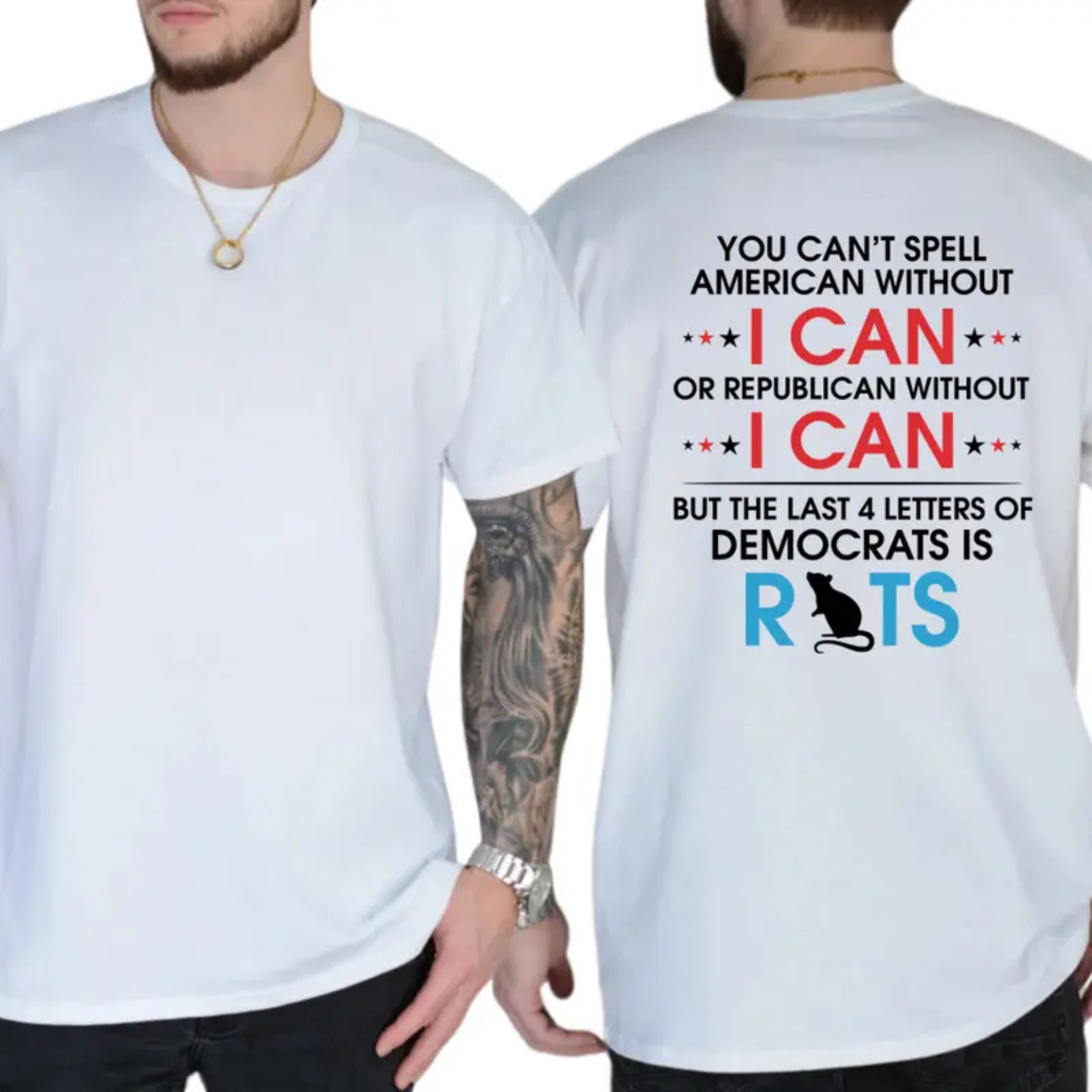 Retro Republican "I Can" T-Shirt – Sarcastic Political Humor Tee