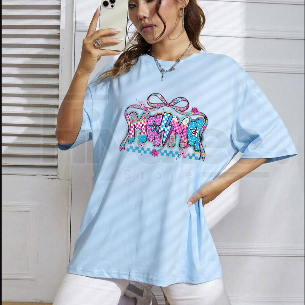 Floral & Prints Plus Size Women’s T-Shirt – Multi-Pattern Casual Summer Graphic Tee