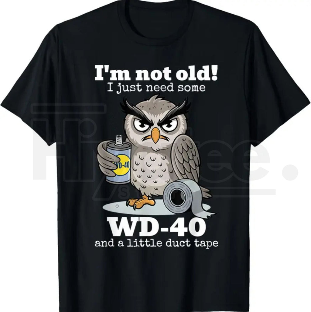 "Owl: I'm Not Old" – Funny Wise Owl Sarcastic Graphic Top