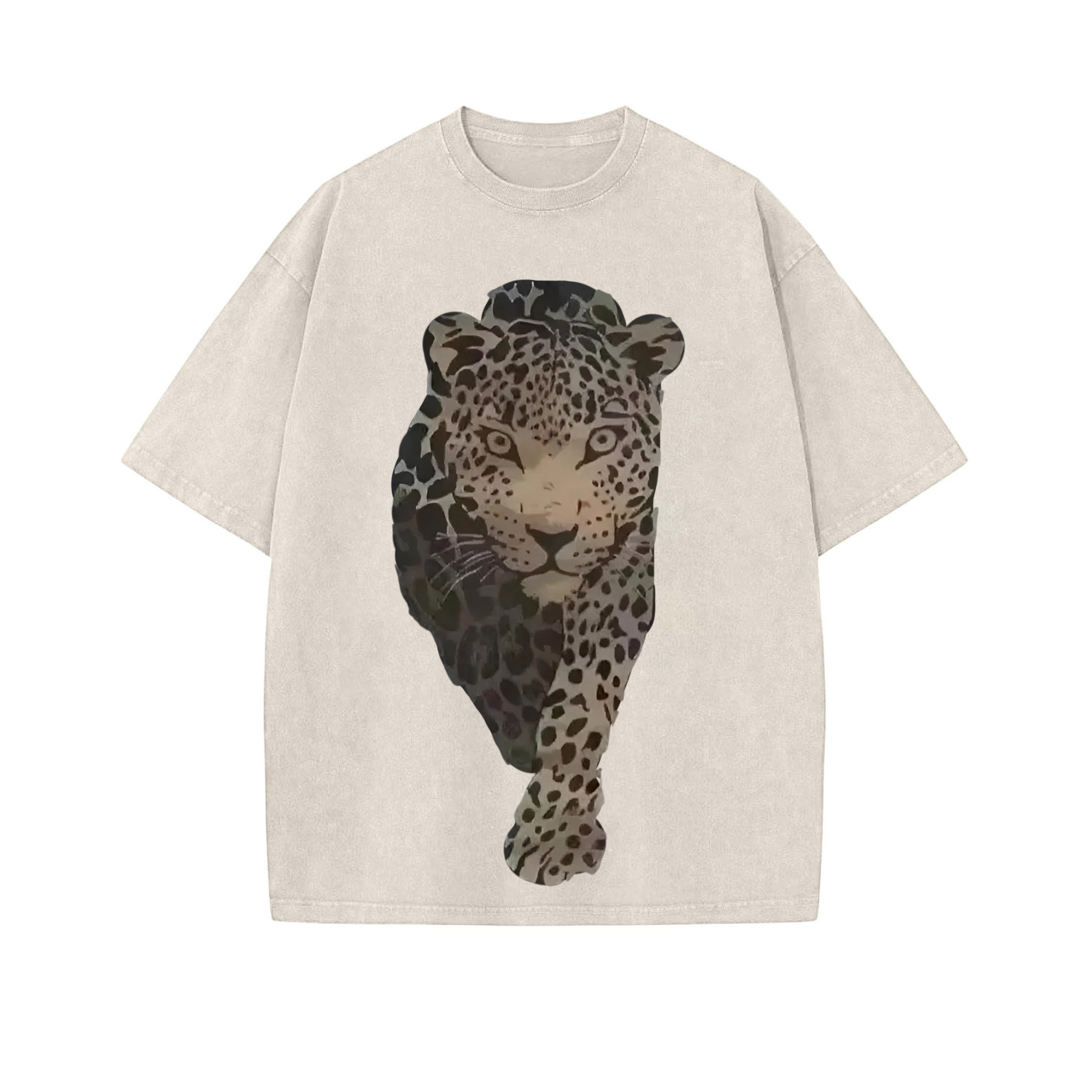 Casual Leopard Print Women's T-Shirt