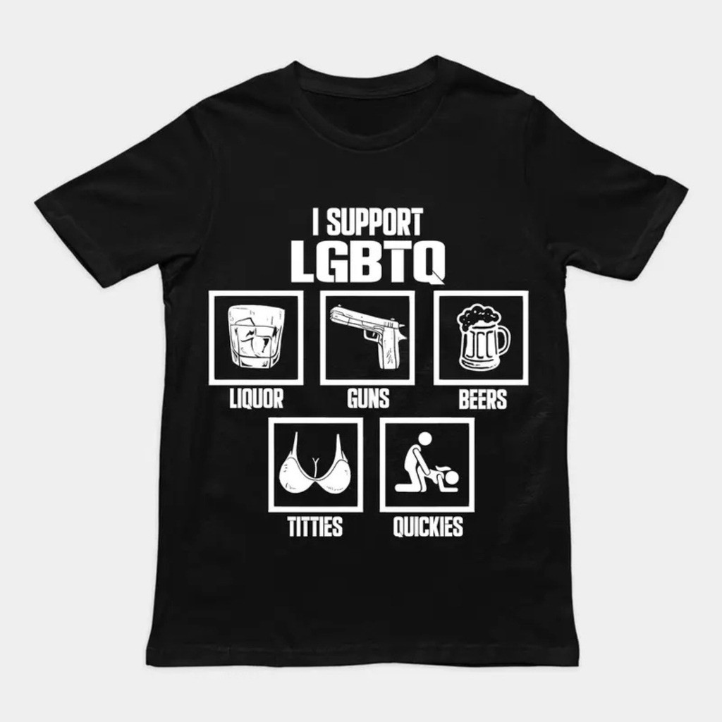 Funny "LGBTQ" Acronym Parody Shirt