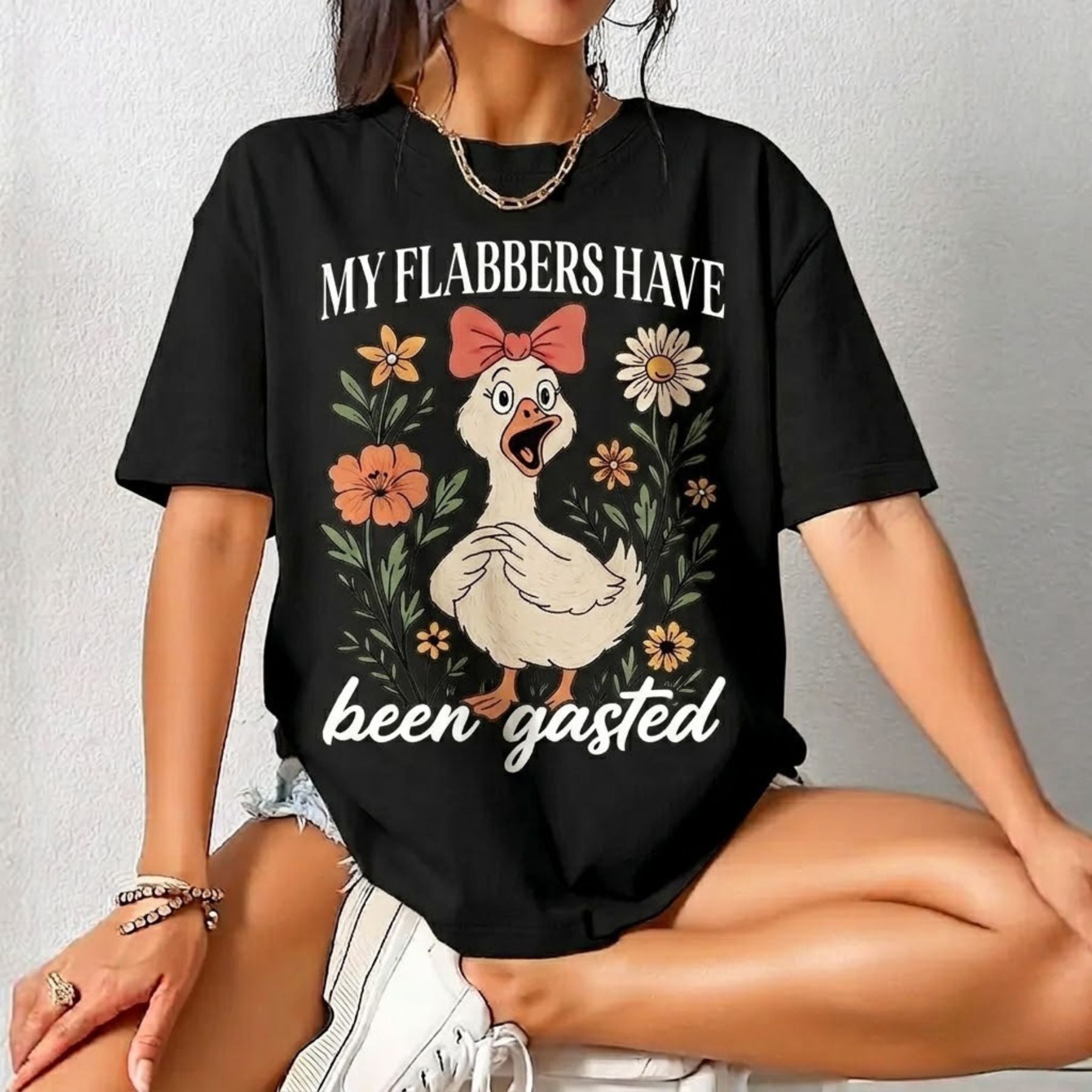 "The Gasted Goose" – Funny Sarcastic Animal Statement Top