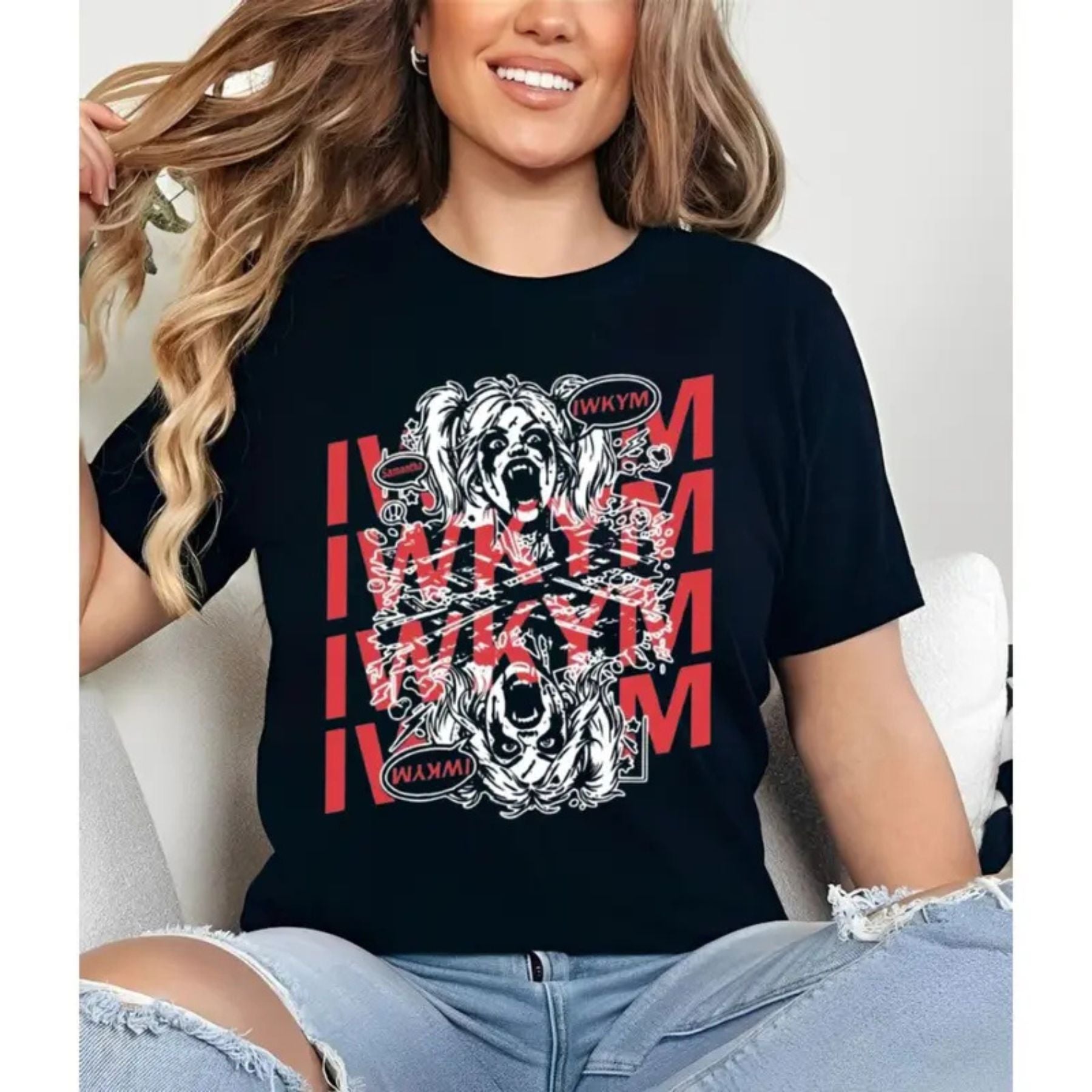 "Dungeon Crawler Carl" Samantha IWKYM & Princess Donut Funny Quote Top – Iconic LitRPG Graphic Tee, Premium 100% Cotton Crawler Apparel, Made in USA