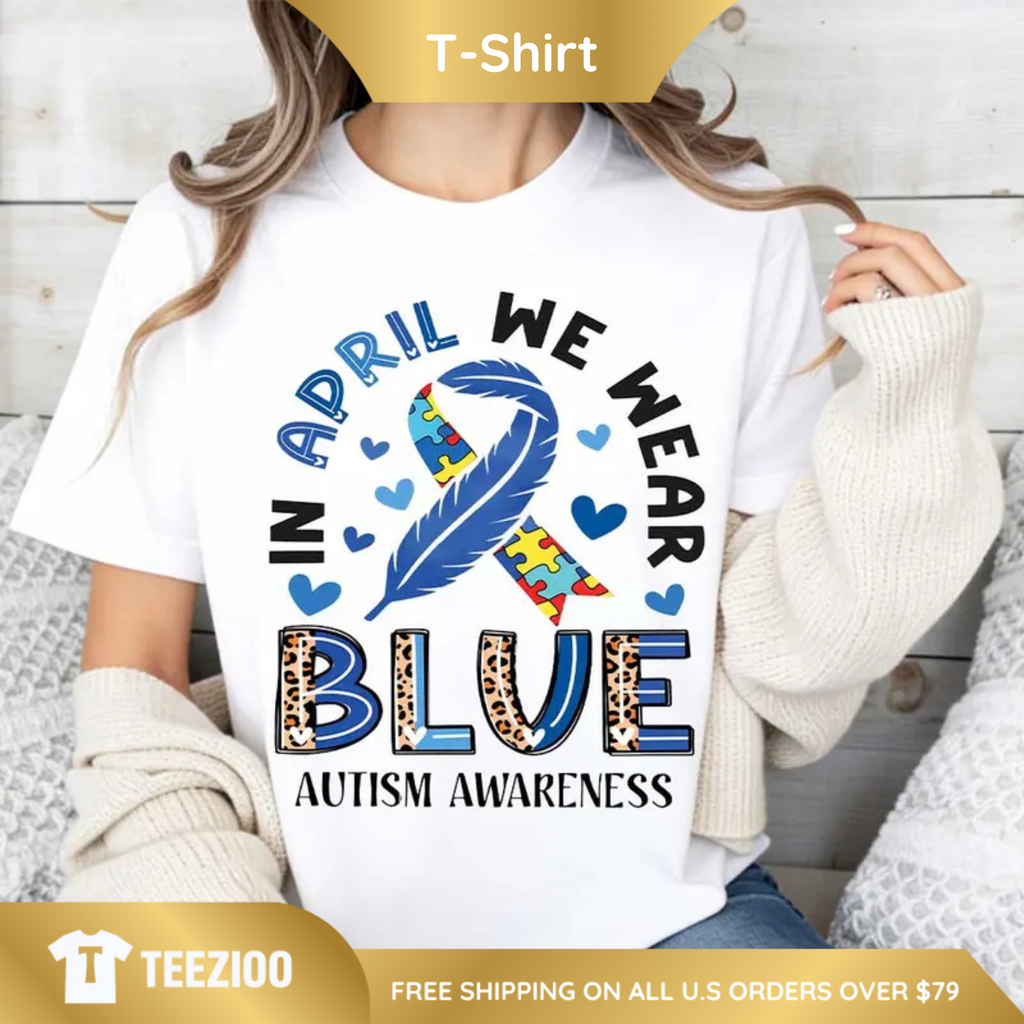 "Wear Blue" Autism Awareness Graphic Shirt