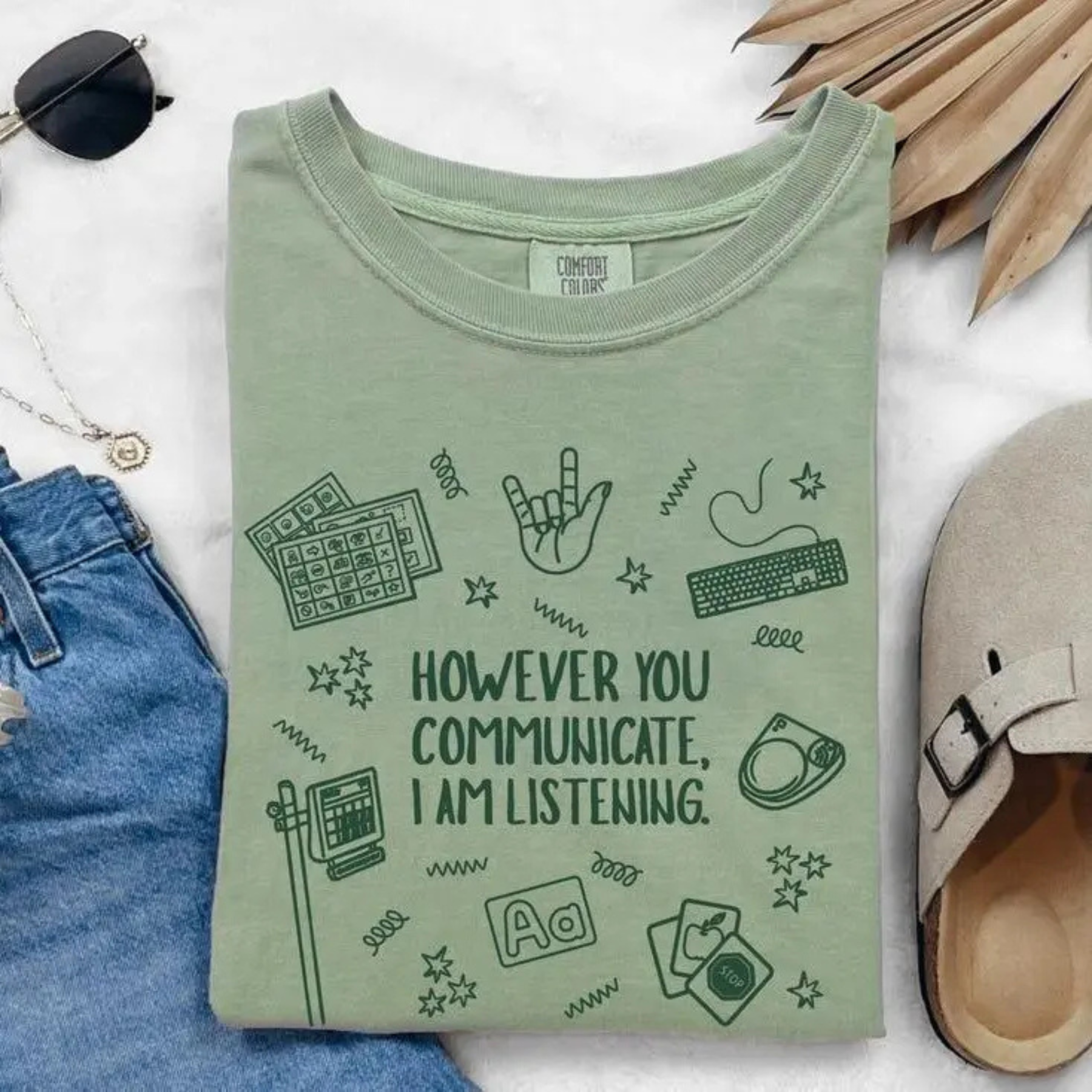 SLP Graduation Gift Shirt – "Everyone Deserves Communication" Aesthetic Tee