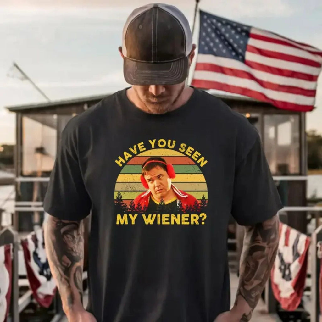"Something About Mary" Have You Seen My Wiener T-Shirt – Funny 90s Comedy Movie Graphic Tee, Premium 100% Cotton Warren Quote Top, Made in USA