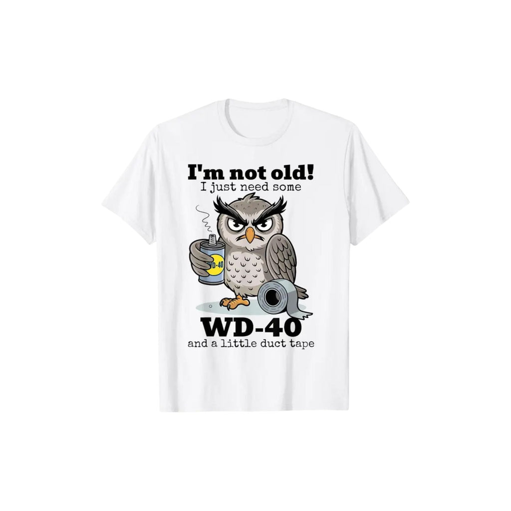 "I'm Not Old I Just Need Some Owl" Funny T-Shirt – Witty Bird Lover Tee, Cute Owl Graphic Shirt for Men & Women