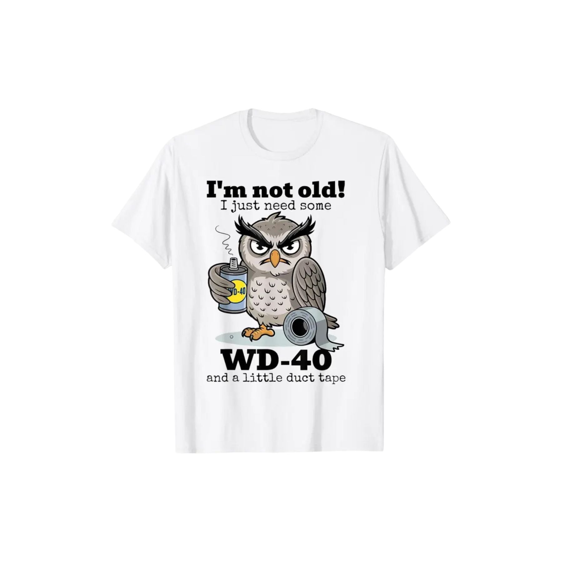 "I'm Not Old I Just Need Some Owl" Funny T-Shirt – Witty Bird Lover Tee, Cute Owl Graphic Shirt for Men & Women