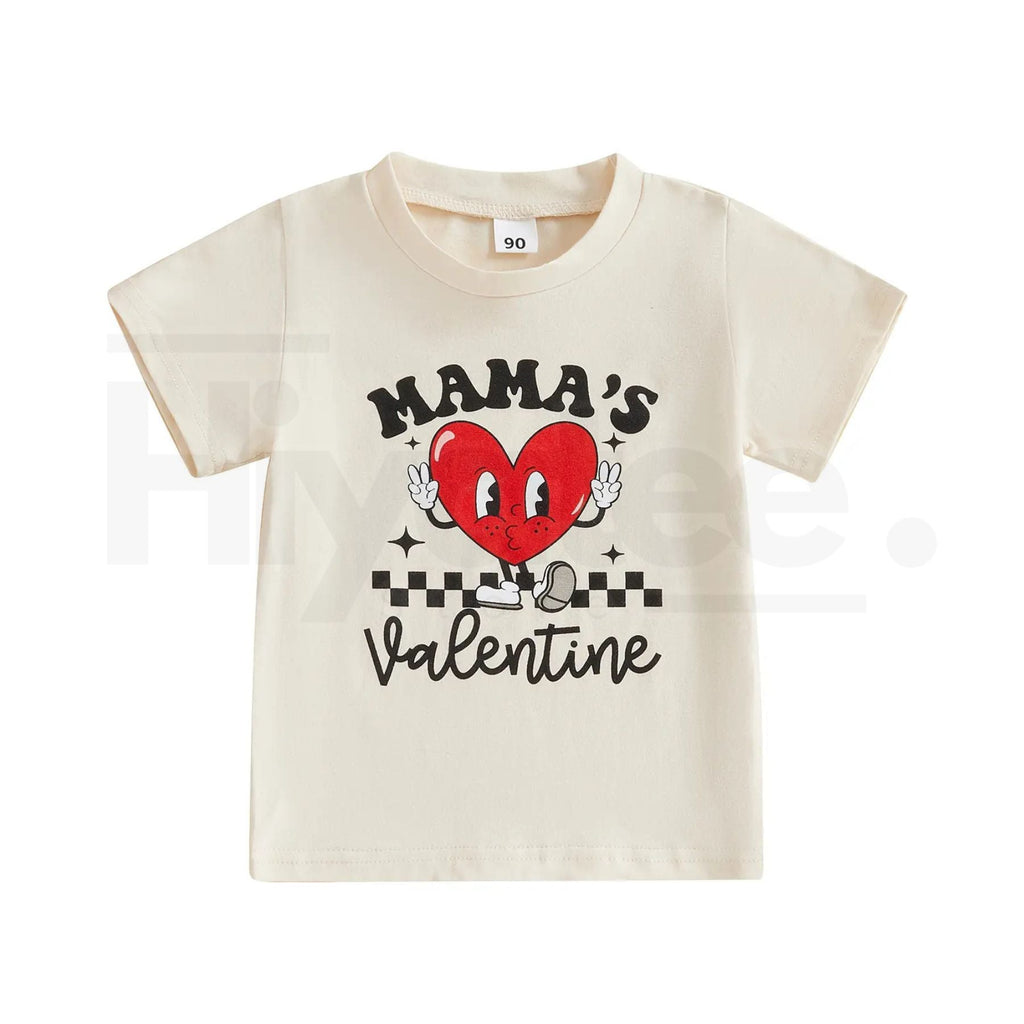 TheFound Baby & Toddler Valentine's Day Heart Graphic Tee – Sweet Letters Holiday Top