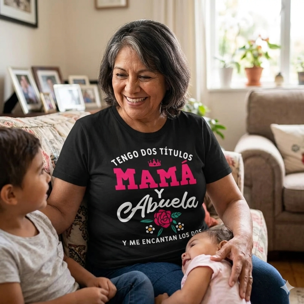 "Mamá y Abuela" Funny Spanish T-Shirt