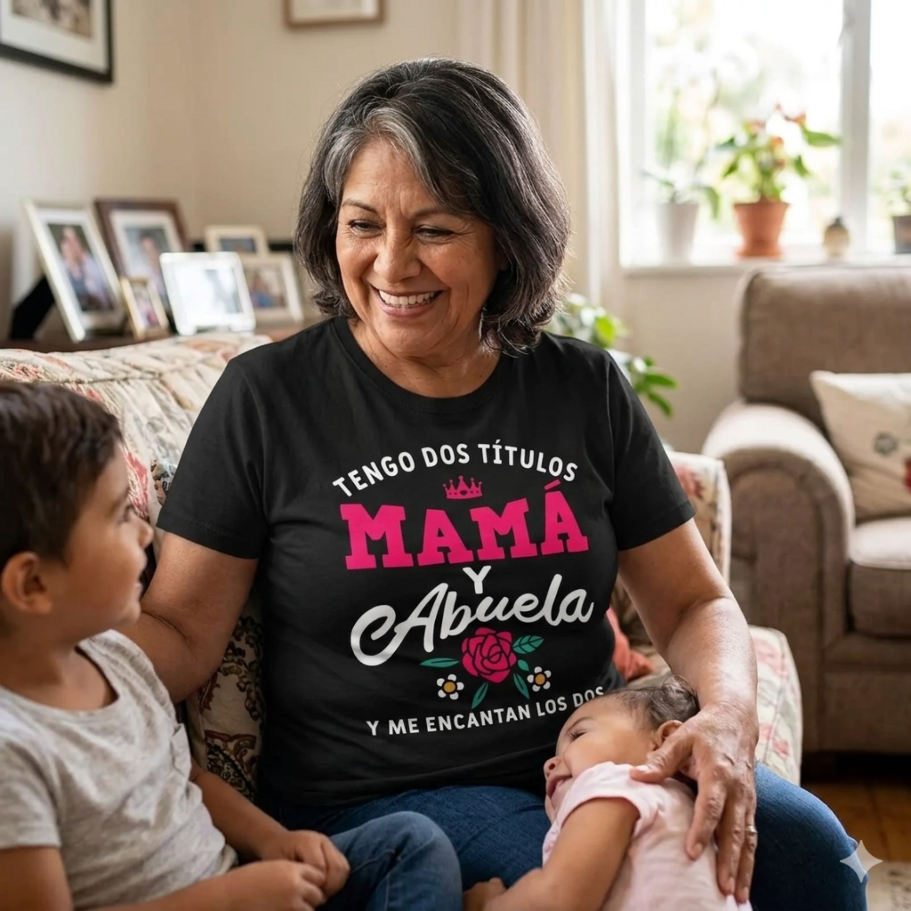"Mamá y Abuela" Funny Spanish T-Shirt