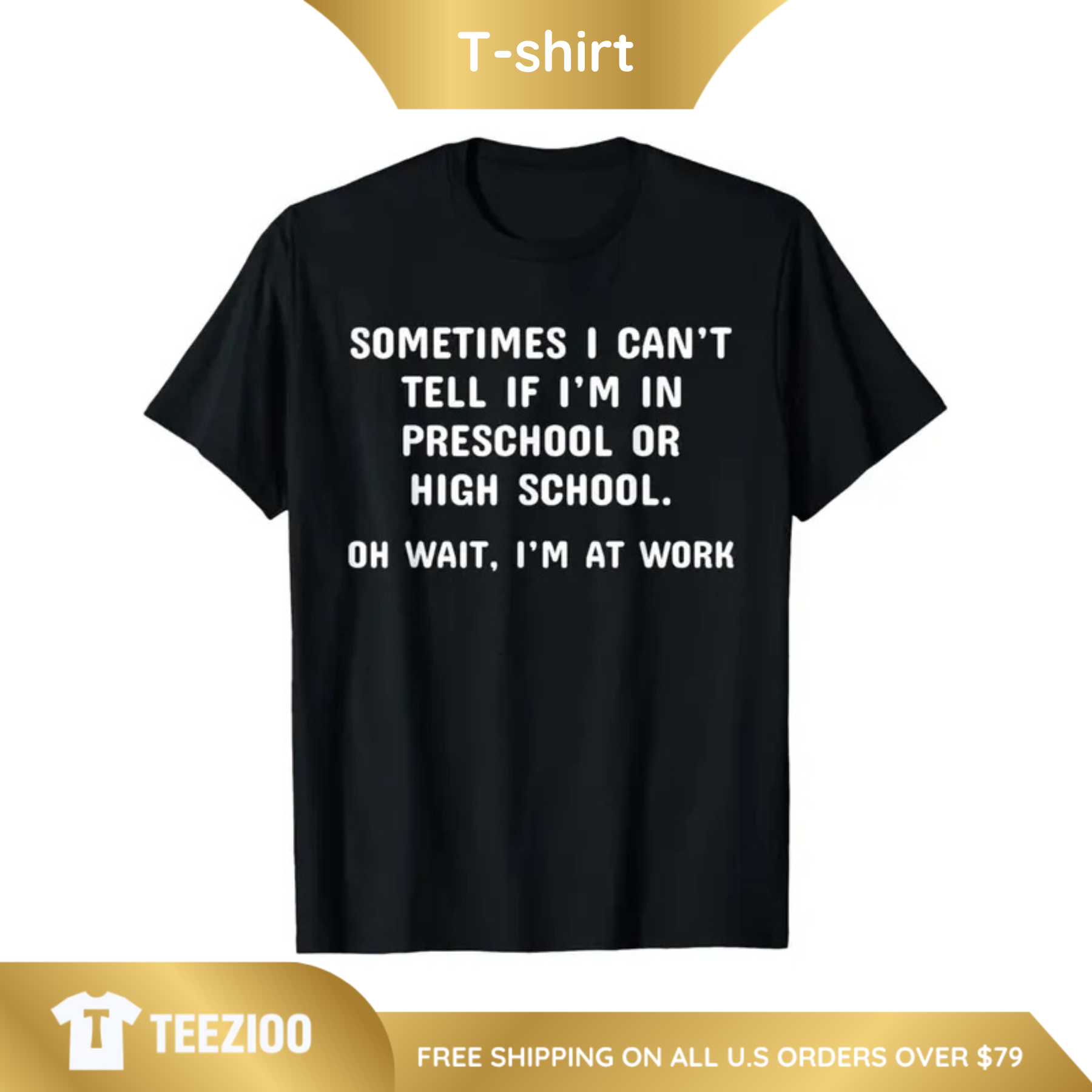 Funny "Home Office" Sarcastic Quote Tee