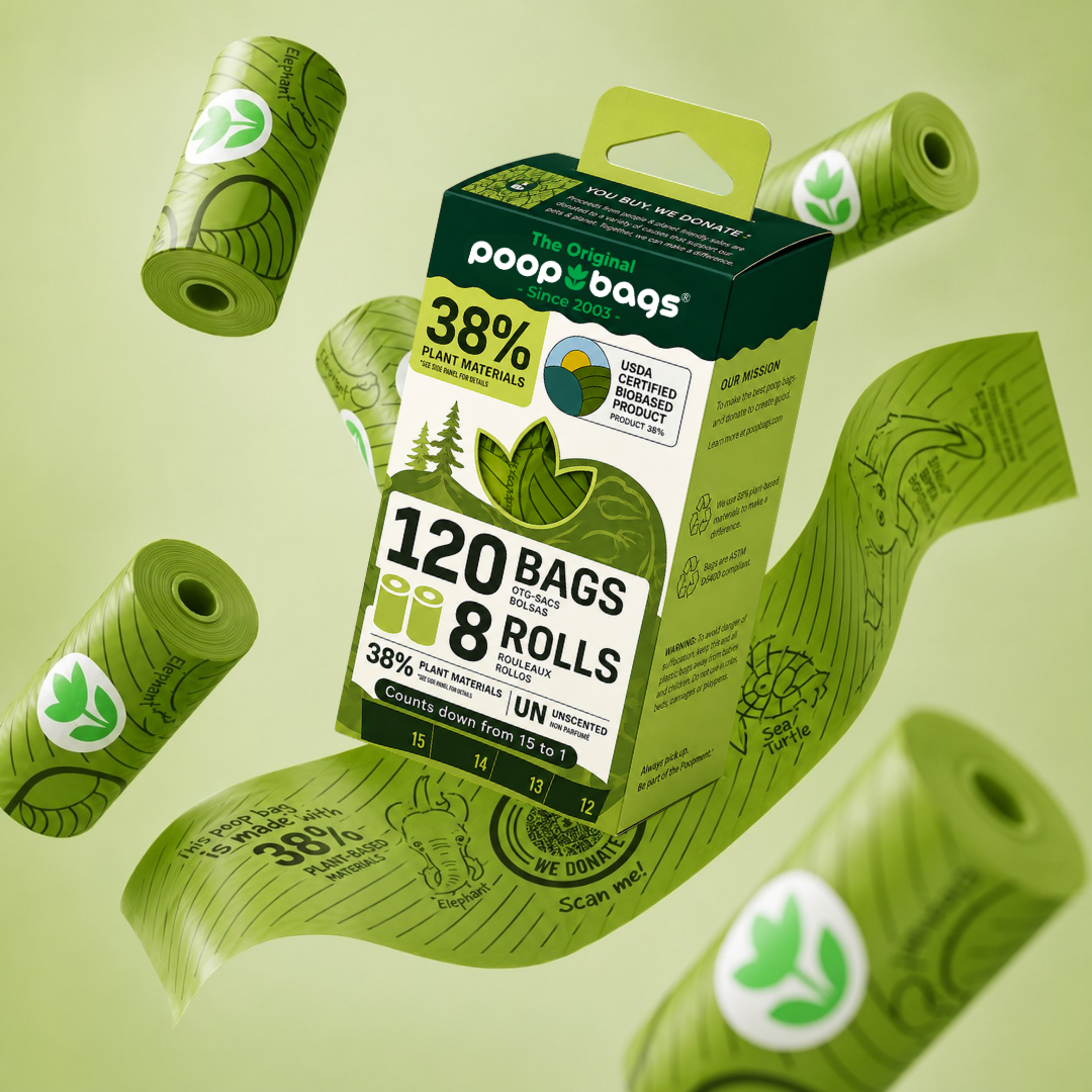 Countdown Rolls® Unscented Leash Roll Poop Bags