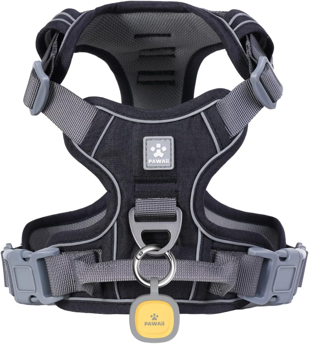 No-Pull Reflective Dog Harness with ID Tag