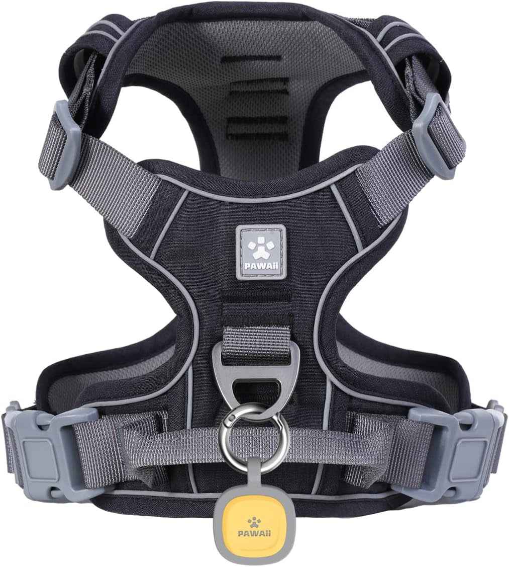 No-Pull Reflective Dog Harness with ID Tag