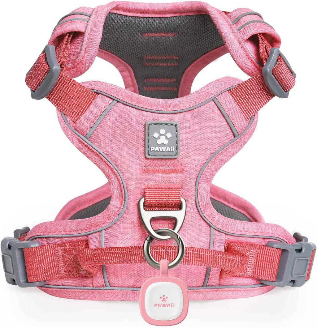 No-Pull Reflective Dog Harness with ID Tag