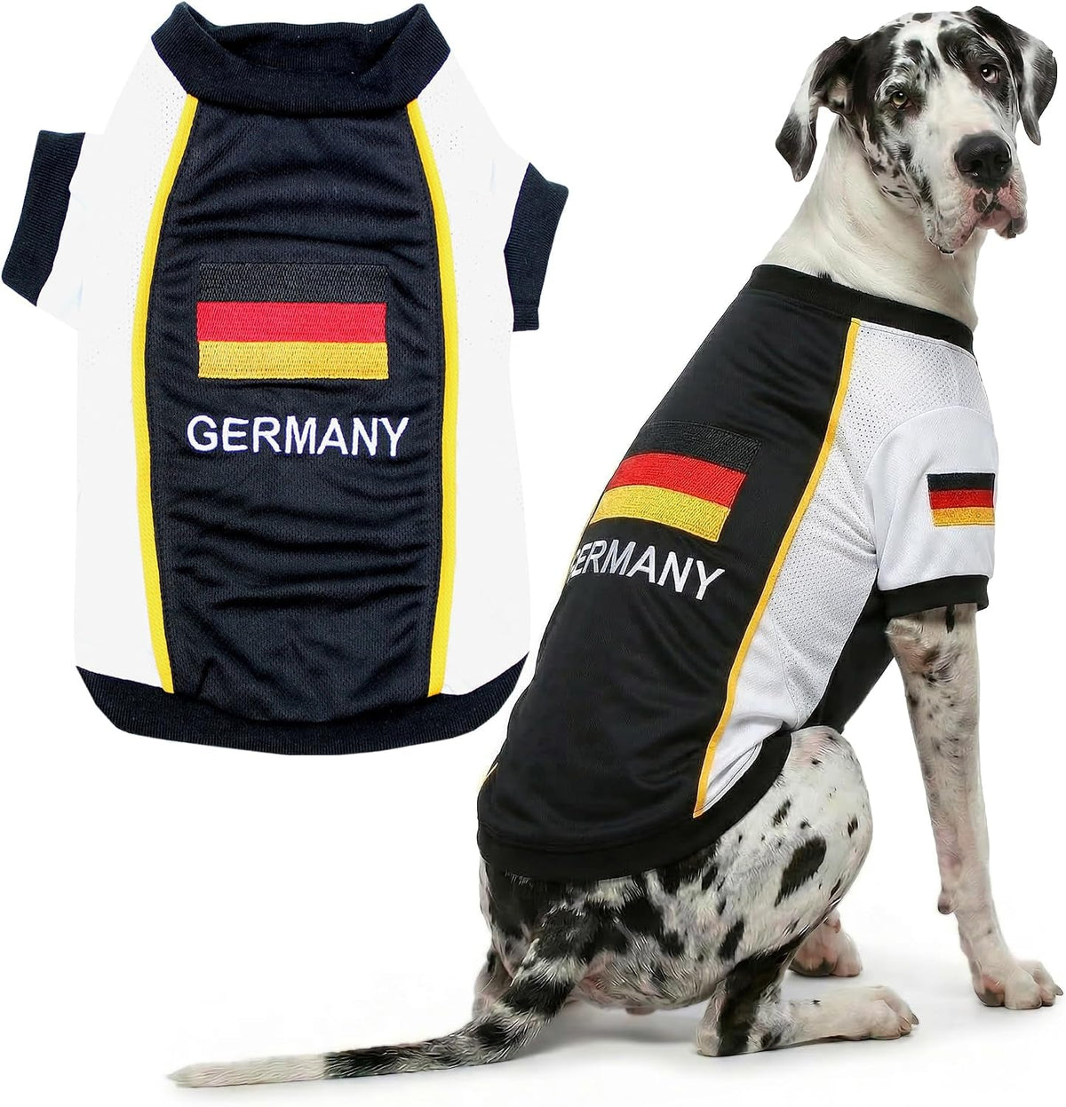 Parisian Pet Breathable Mesh Soccer Jersey for Dogs, XS–5XL