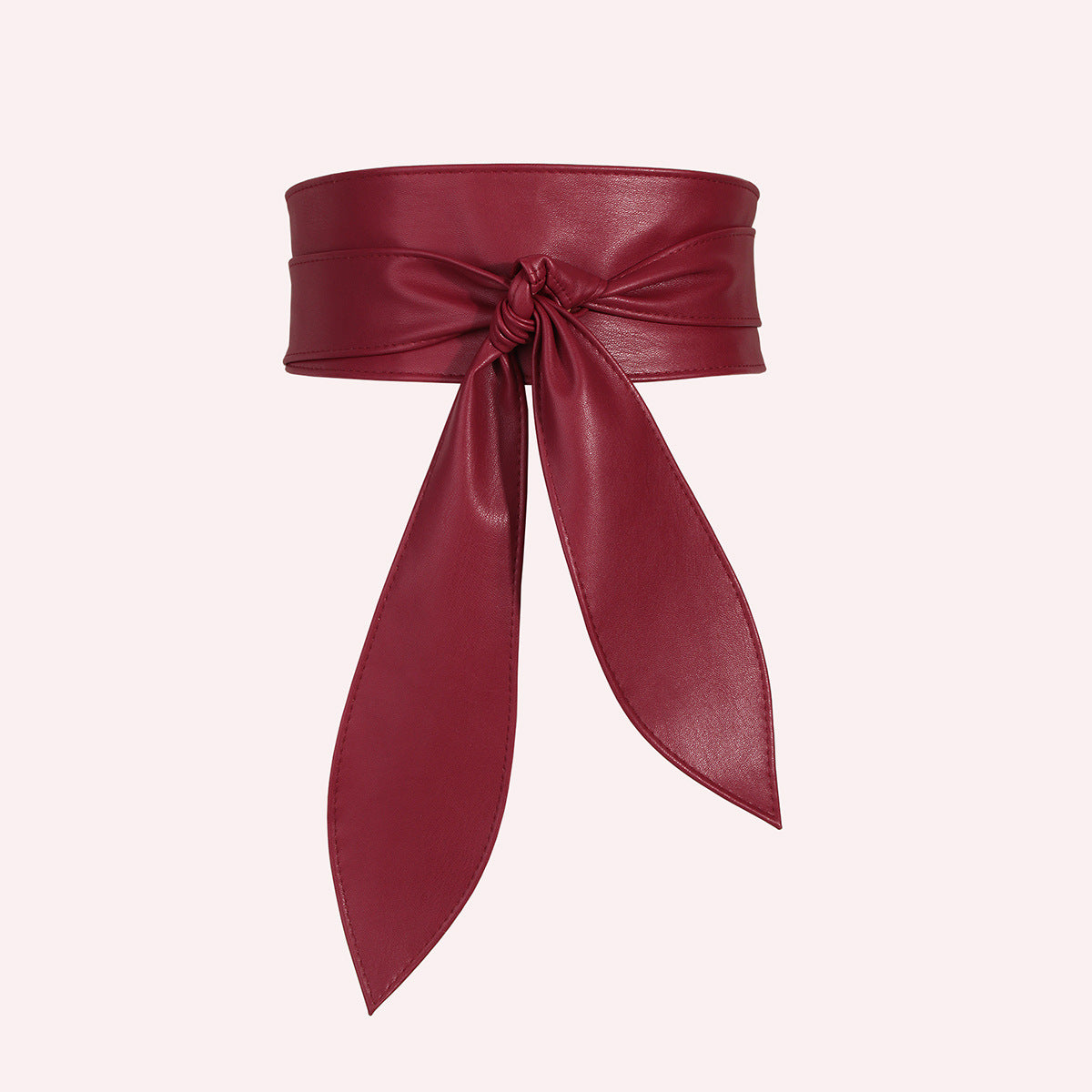 Amazon Cross-border Women's Wide Waist Cover Soft All-match Elegant Bow Ribbon Super Long In Stock Tie Belt