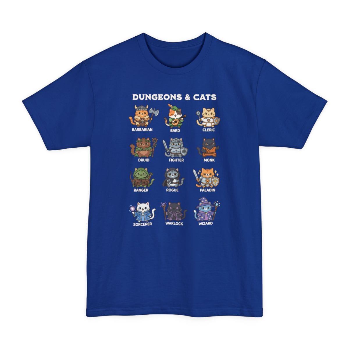 Dungeons & Cats Tall T-Shirt