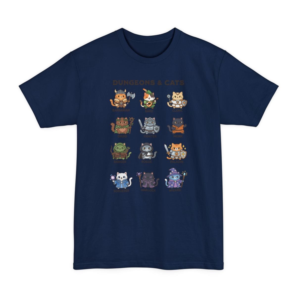 Dungeons & Cats Tall T-Shirt