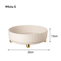 Makeup Perfume Organizer Tray 360 Degree Rotating Lazy Susan Skincare Lotion Organizer Spinning Cosmetics Storage For Dresser, Vanity, Bathroom Countertop