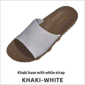 Khaki Base White Strap