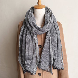 Striped Black And Gray