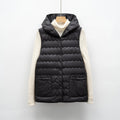 New National Standard Hooded Women's Vest For Autumn And Winter