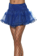 Blue Tulle Petticoat Crinoline Costume Accessory