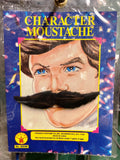 Wing Character Mustache Black