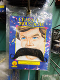 Handlebar Character Mustache Black