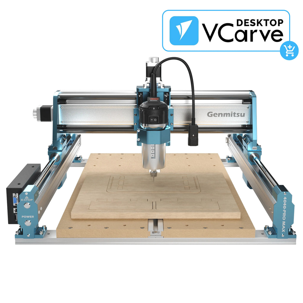 4040-PRO MAX CNC Router Machine, 710W Spindle, Linear Rail, Enhanced XZ Axis, Optional Vectric Bundle
