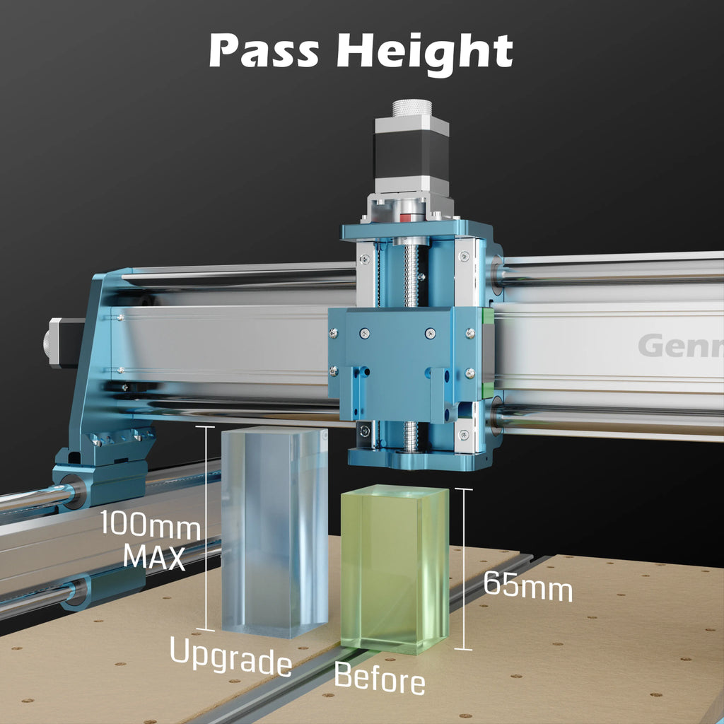 4040-PRO MAX CNC Router Machine, 710W Spindle, Linear Rail, Enhanced XZ Axis, Optional Vectric Bundle